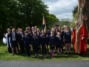 Holsworthy comes together to give thanks and respect