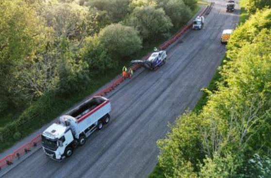 Safety fears as drivers get on to closed main road