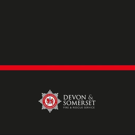 Devon and Somerset Fire and Rescue Service tribute graphic. (Picture: Devon and Somerset Fire and Rescue Service)