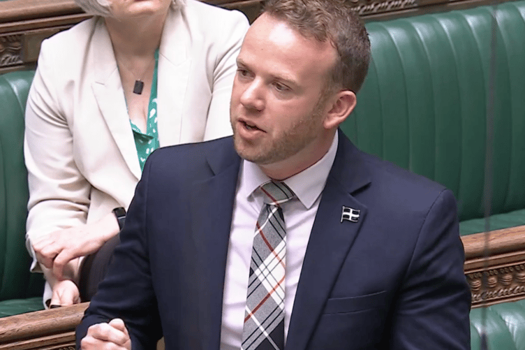 Ben Maguire in Parliament