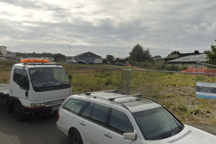The land on Walker Lines Industrial Estate in Bodmin (Picture: Cornwall Council)