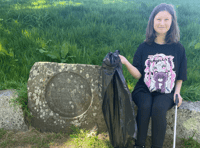 Bodmin girl litterpicks to help save museum