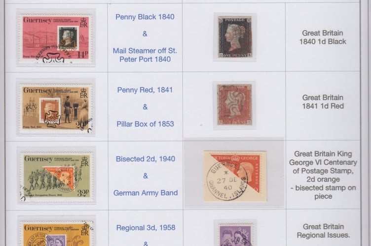 The winning entry from Launceston Stamp Club's competition