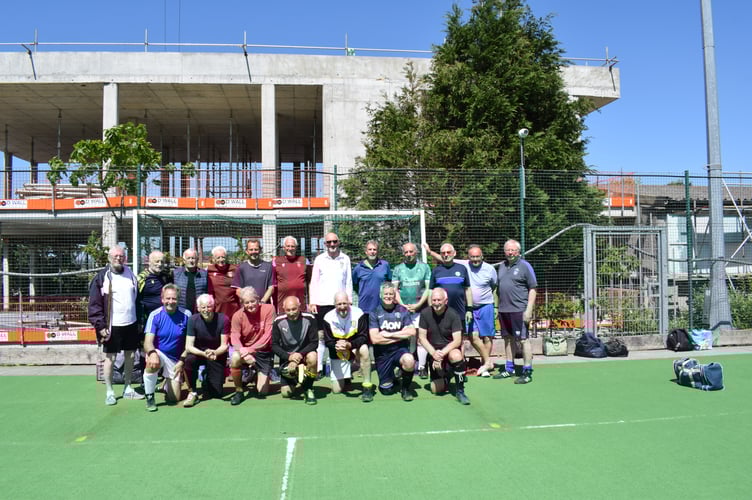 Members of CRT 70 walking football team