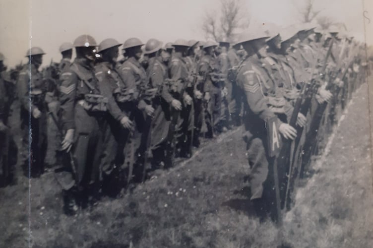 The Post is grateful to Holsworthy Museum for supplying this photograph of Holsworthy Home Guard at Stanhope Park. Do any of our readers remember who locally was part of the Home Guard? 