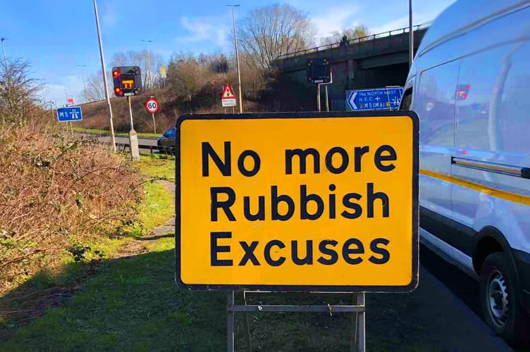 National Highways is calling on all road users heading to Cornwall to take responsibility for the growing litter problem plaguing the region's roadsides