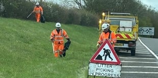 National Highways urges drivers to keep Cornwall's roads litter-free