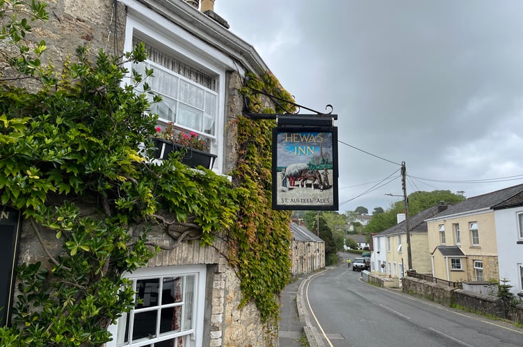The Hewas Inn, Sticker