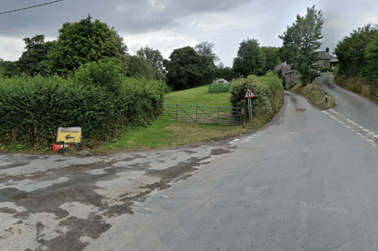 The junction at Tresarrett, near Blisland (Picture: Google) 