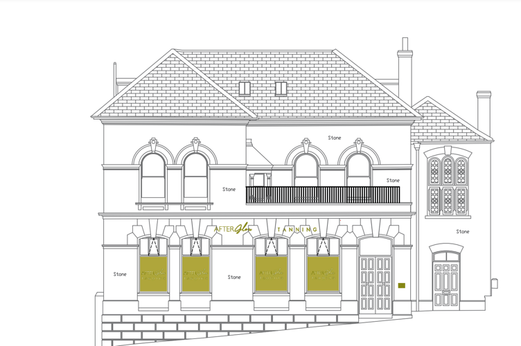 The proposed frontage for the former Barclays bank (Picture: Cornwall Council)