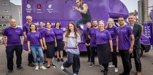 Cornish skateboarding star helps launch charity baton relay