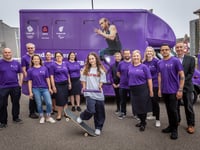 Cornish skateboarding star helps launch charity baton relay