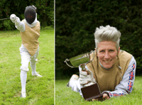 'Bond girl' returns from retirement to win national title