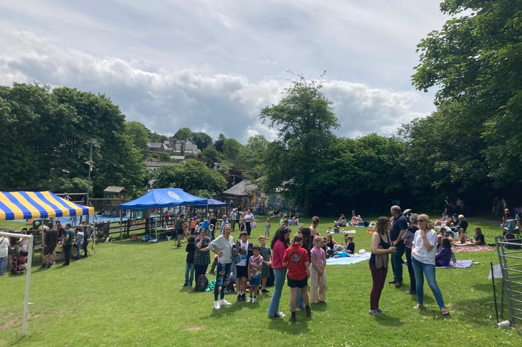Camelford residents enjoying one of the many events that comprised the 'four days of fun'  (Picture: Camelford Town Council)