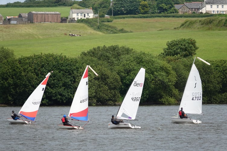 Upper Tamar Lake Sailing.