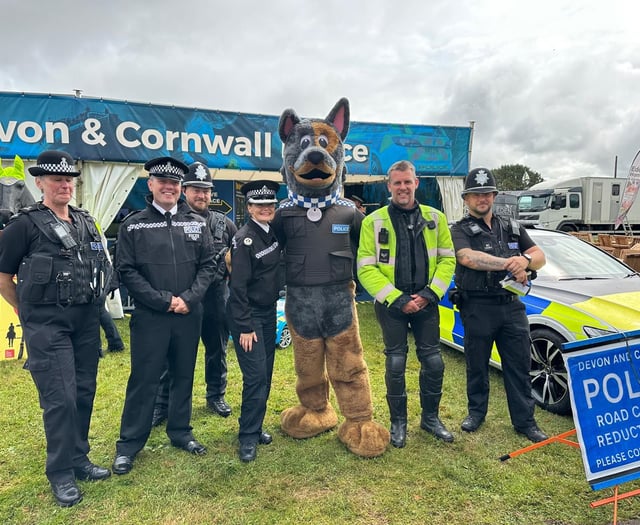 Police help keep Royal Cornwall Show safe for all