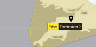 Thunderstorm warnings continue across the South West over the weekend