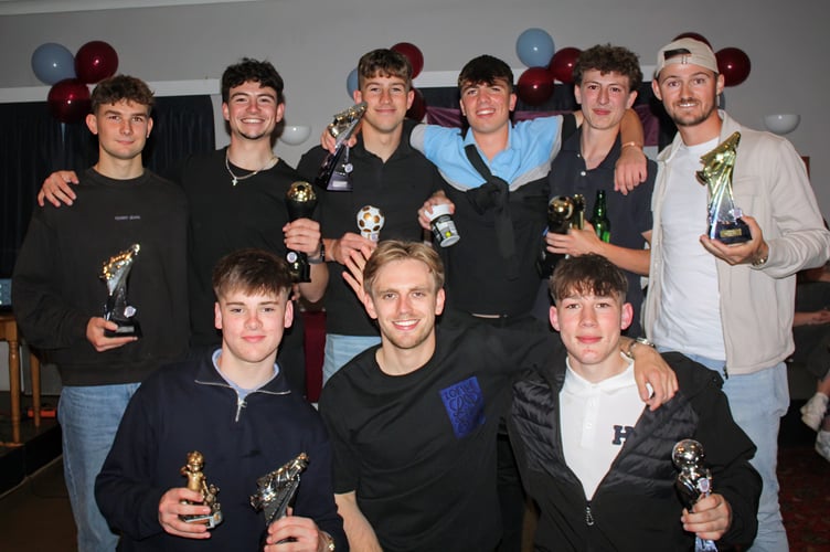 LAFC Presentation Night, Trophy Winners Group Shot.