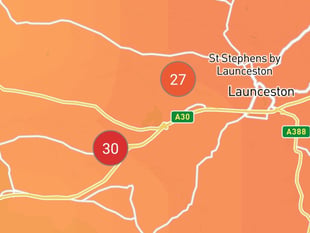 Temperatures eclipse 30 degrees in parts of Cornwall
