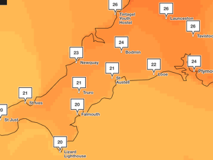 Yellow weather alert in place for South West as temperatures soar