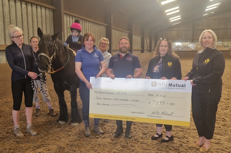 North Cornwall Riding NFU Mutual Donation