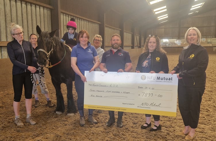 North Cornwall Riding NFU Mutual Donation