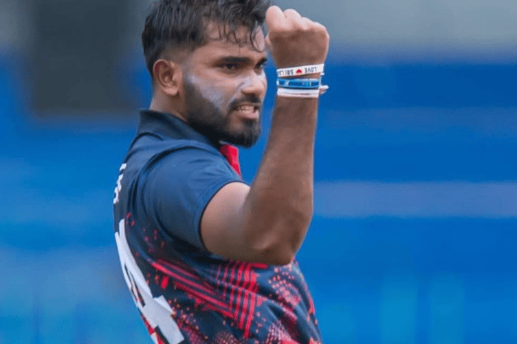 Sri Lankan Dinuka Dilshan's figures of five for 18 helped Camborne to a convincing victory at Perranporth. (Picture: Camborne CC)