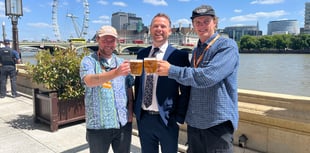 Cornish ale in Parliament bar