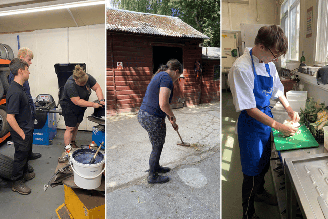 Students dive head first into diverse work experience