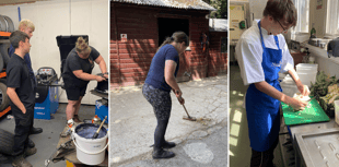 Students dive head first into diverse work experience