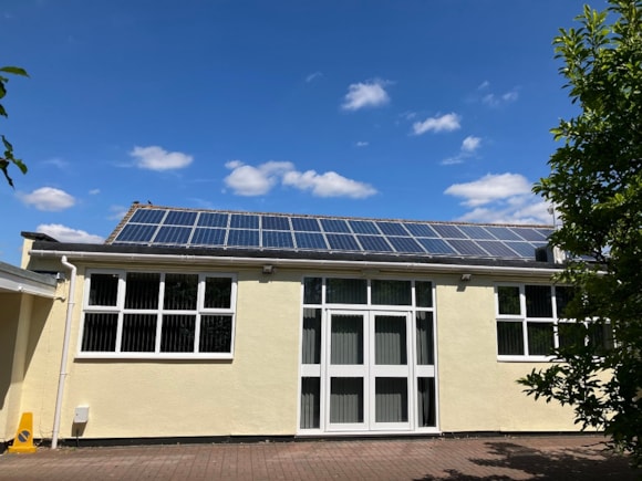 Solar Panels on a public hall