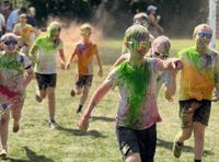 Primary school colour run puts the fun in fundraising