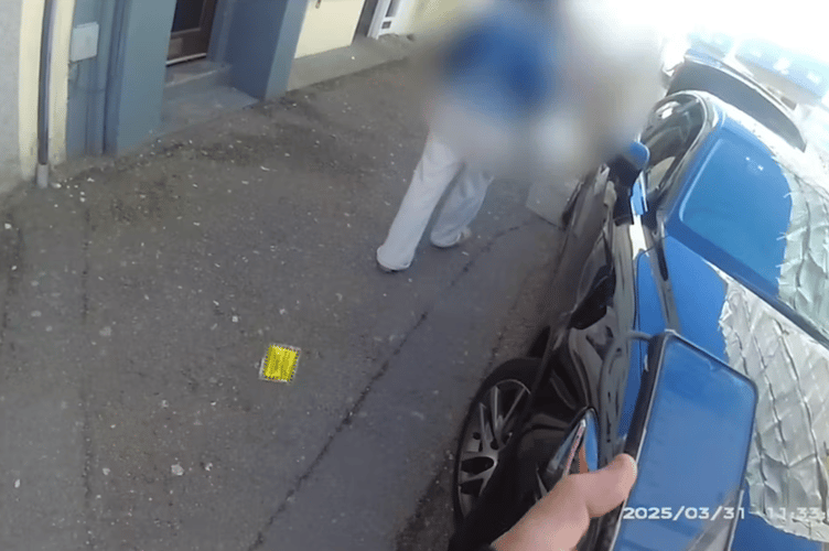 Footage of one of the three littering incidents highlighted by Cornwall Council that have resulted in fines being handed out