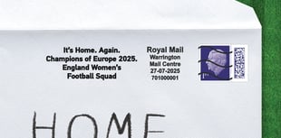 Royal Mail celebrates England triumph with special postmark