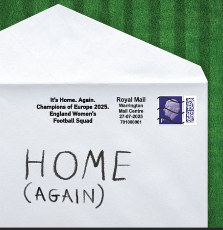 Royal Mail issue special postmark celebrating England Women's European football triumph
