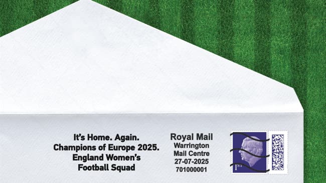 Royal Mail celebrates England triumph with special postmark ...