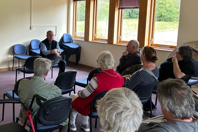 Sir Geoffrey Cox KC meeting constituents at one of his surgeries (Picture: Sir Geoffrey Cox KC)