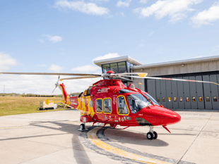 Second lifesaving helicopter officially becomes operational