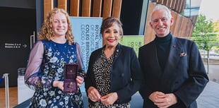 Musician presented with King's harpist brooch for excellence