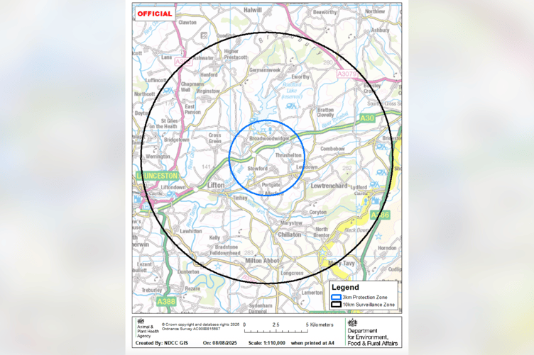 Cornwall Avian Flu Defra