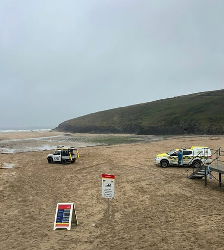HM Coastguard Padstow at Porthcothan (Picture: HM Coastguard Padstow)
