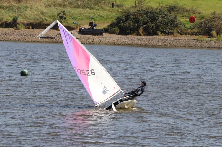 Steve Axford, sailing.