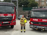 New firefighter joins station