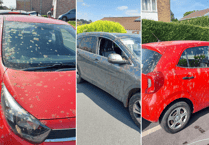 What's that smell? Truck sprays cars with unknown substance