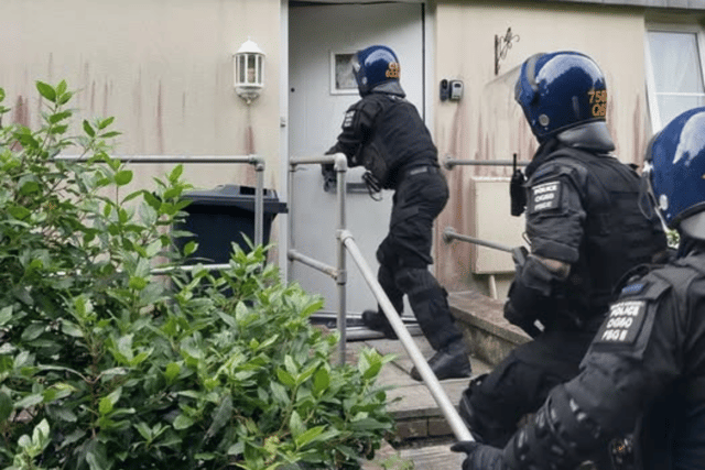 Two arrested following police raid in Bodmin