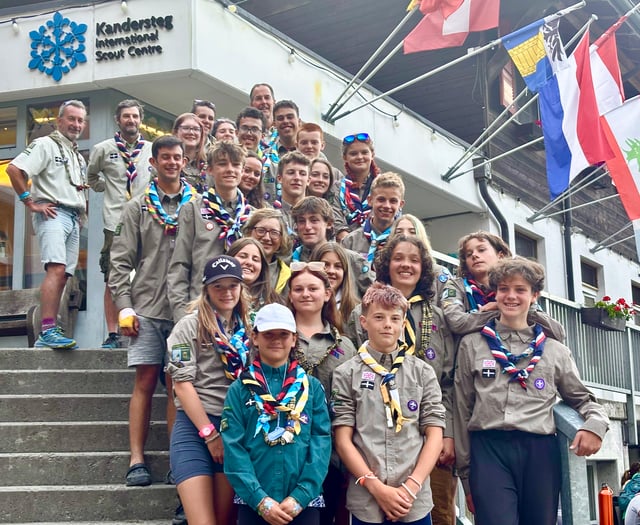 Scouts enjoy unforgettable trip to Swiss Alps