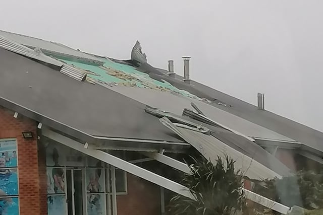 Swimming pool announces closure to repair roof damage