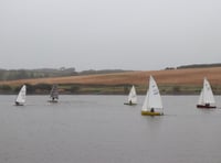 Conditions make life tough for sailors at Upper Tamar Lake