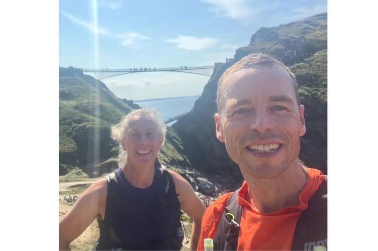 Julian Wills and Liam Newton, both members of the East Cornwall Search and Rescue team, are to take part in a 100-mile run around the county for the charity
