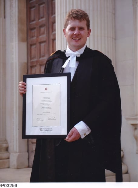 Luke Shillaber of Launceston recently graduated with a PhD in Power Electronics from Cambridge University (Churchill College). Son of Mark and Tracey Shillaber (Polyphant) and a former student at Lewannick Primary School and Launceston College, Luke is currently employed as managing director for PMK IWATSU UK Ltd, based in Cambridgeshire.